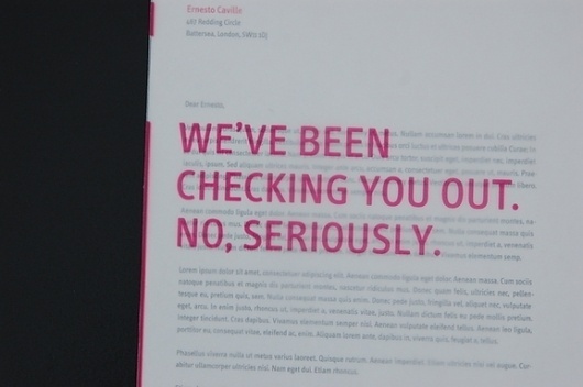 Freq Nightclub on the Behance Network #pink #type