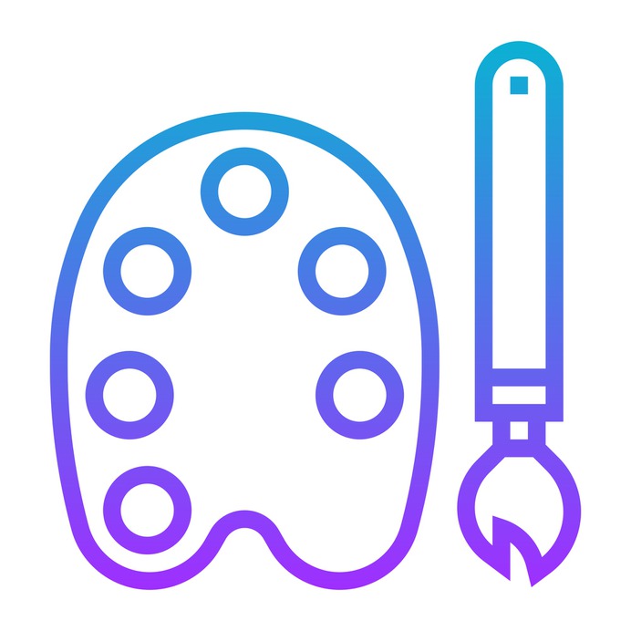 See more icon inspiration related to art, color, color plate, art and design, brusher, colors and brush on Flaticon.
