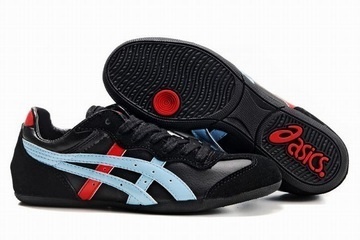 Asics Whizzer Lo Black/Blue/Red Men's #shoes