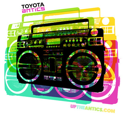 Option G :: the artwork of Cole Gerst #boombox #80s