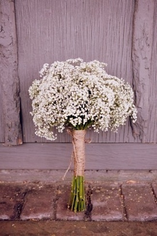 DIY Baby's Breathe Burlap & Lace Ideas #flowers