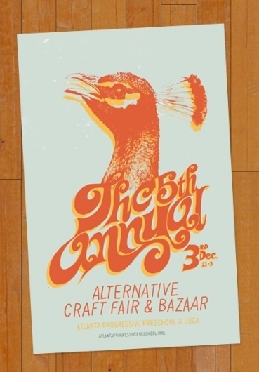 poster1a.jpg (427×613) #poster #screenprint #lettering #two color