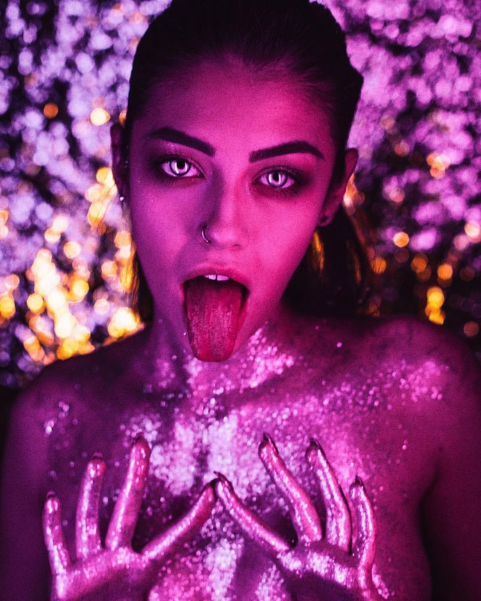Moody Female Portrait Photography by Konrad Matka Komorowski