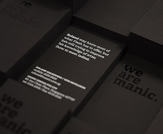 SHORT BIO BLURB Category: Talents » Jonas Eriksson #design #business card #letterpress