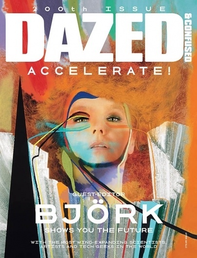 Dazed & Confused August 2011 Cover | Bjork by Sam Falls #magazine #dazedconfused #art #bjork