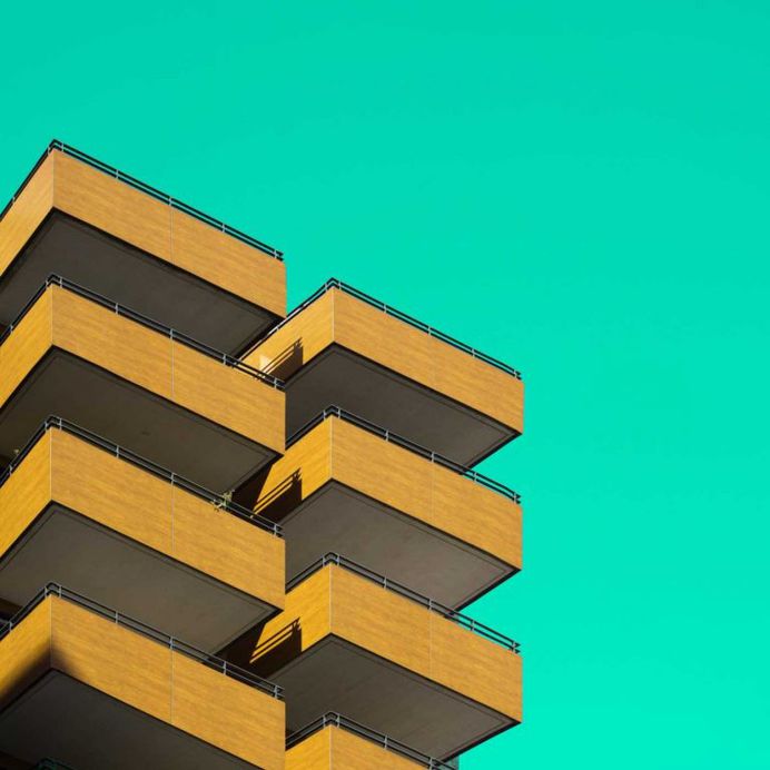 Hamburg Architecture in Pop Colors by Ali Sahba