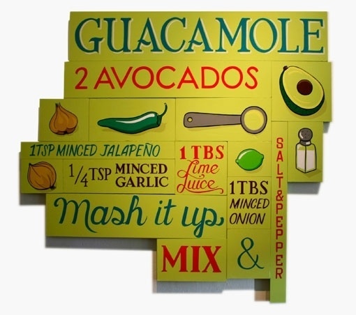 Design Work Life » Illustrated Bites Exhibition #signage #illustration #typography