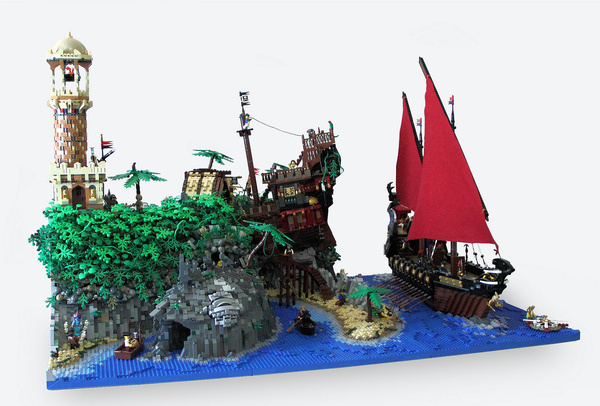 Turtle Island finished layout | Flickr Photo Sharing! #tah #lego #http #wwwflickrcomphotosqi