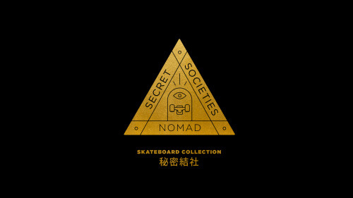 Logo lockup for the nomad skateboard collection i did recently