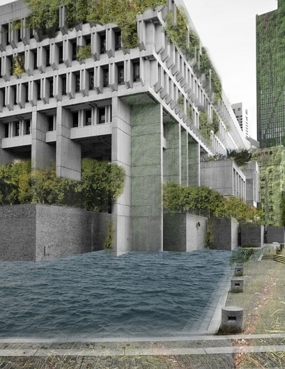 Somewhere Between Now and Then. #boston #city #nature #architecture #hall #collage