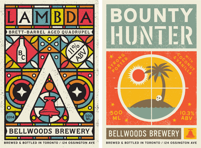 bellwoods, beer, brewery, illustration, eye, bell, beach
