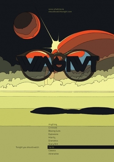 Kevin Yaun Portfolio #glasses #nerds #design #space #scifi #poster #planets