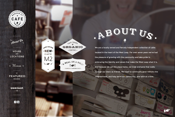 morganstreetcafe.com by Hannah Lee #web