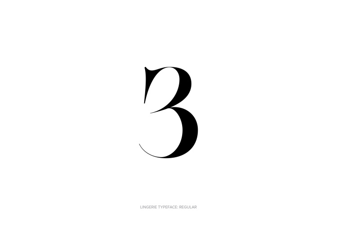 Lingerie Typeface - The Most Advanced Typeface For Fashion And Luxury by Moshik Nadav Typography #Lingerie #Typeface #Fashion #FashionTypogr