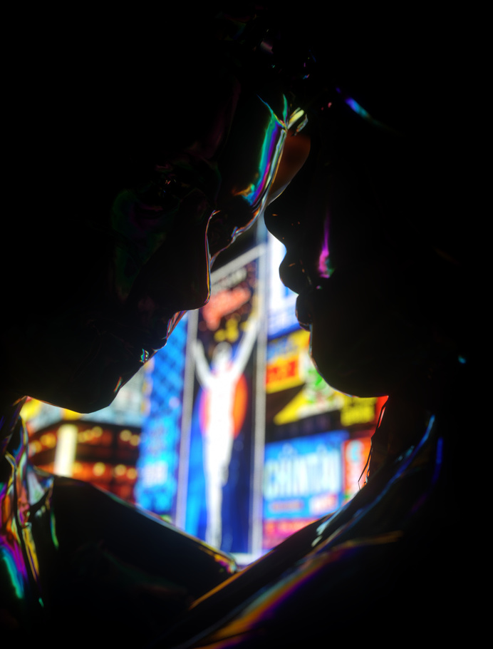 Lovers in OSAKA Artwork by Quentin Deronzier #artwork #aesthetic #3D