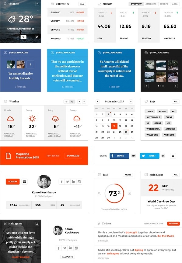 widgets