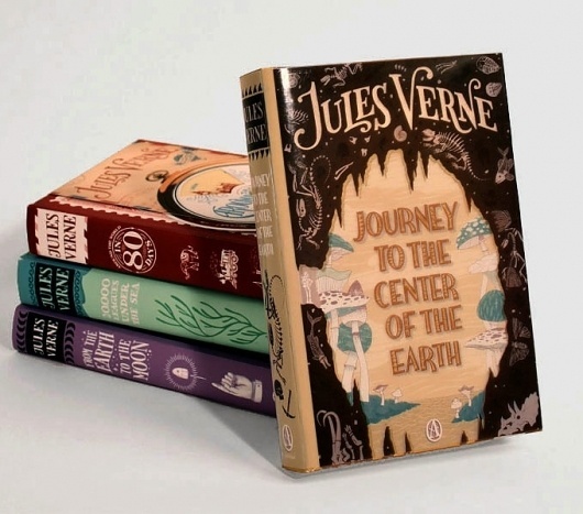 Jules Verne Series #jim #verne #center #journey #of #books #tierney #the #earth #illustration #to #jules