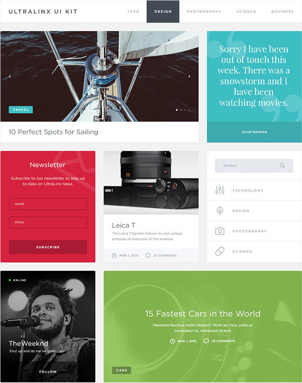 UltraLinx UI Kit