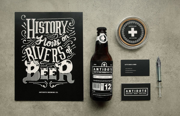 Antidote Brewing Co. Collaterals #branding