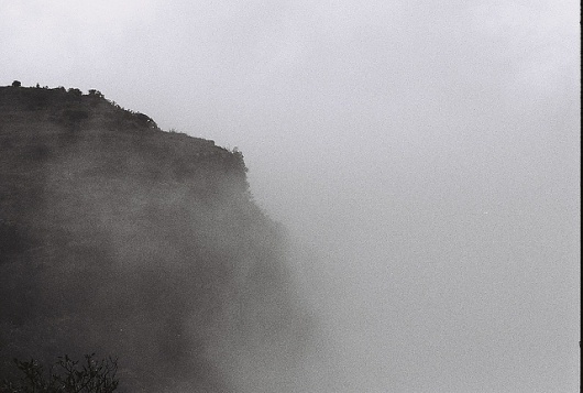 the edge of the world. Bokor Hill, Cambodia | Flickr - Photo Sharing! #clouds #white #fog #black #mist #cliff #cambodia #photography #and