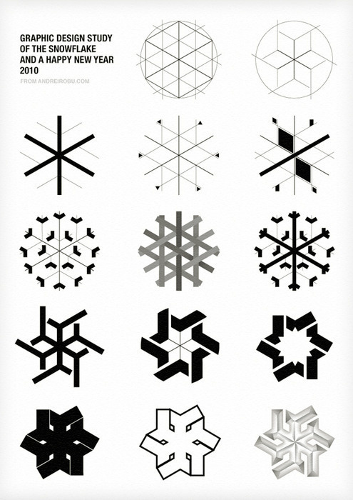 takeovertime:urbsarch:purestform:Snow Flake Study #design #graphic