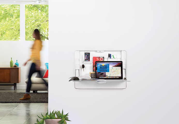 Workspace Hub27 Wall Mount Organizer & Desk | ErgotronHome