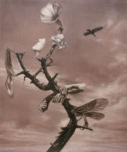 Haunting paintings by Cris Brodahl