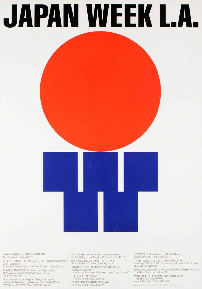 Ikko Tanaka, Japan Week L.A., 1987