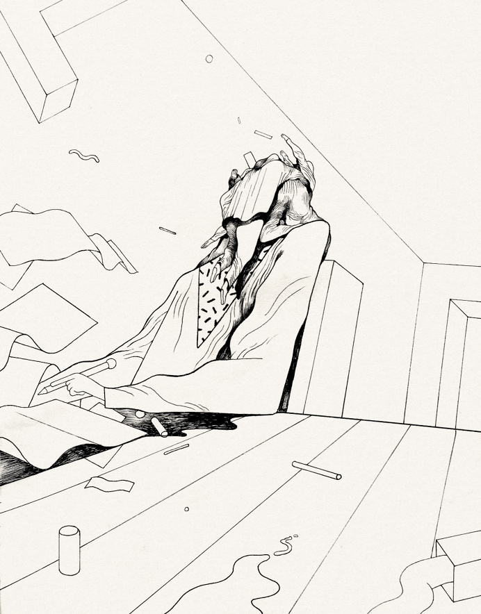 How to Disappear II, Rune Fisker #illustration