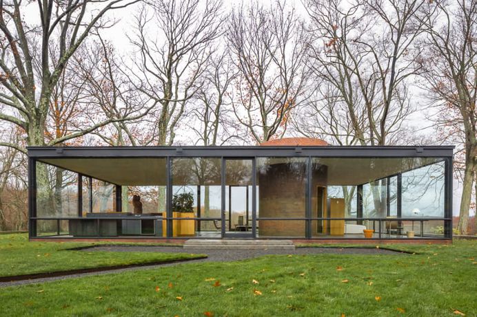 Philip Johnson, Simón García · Glass House