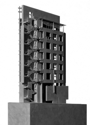Higashi Azabu Office Building - Model | Morphopedia | Morphosis Architects #model #morphosis #azabu #architecture #higashi