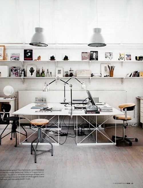 Nice lil' cosy studio workspace #spaces #studio