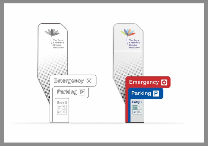 hospital Wayfinding | Signage | Sign | Design | 儿童医院户外标识