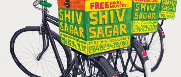 It's Nice That : Illustrator Sameer Kulavoor brings Bombay's bicycles to life with real flair and vitality #illustration #advertising