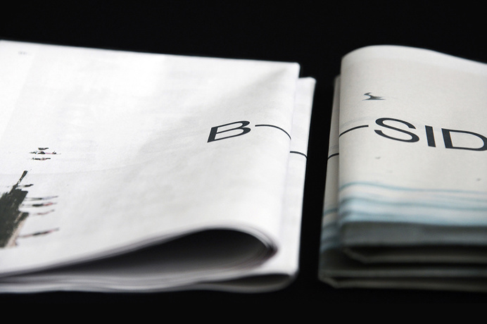 B-SIDES. http://b-sidesbtn.tumblr.com/ #layout #newspaper #photography #design
