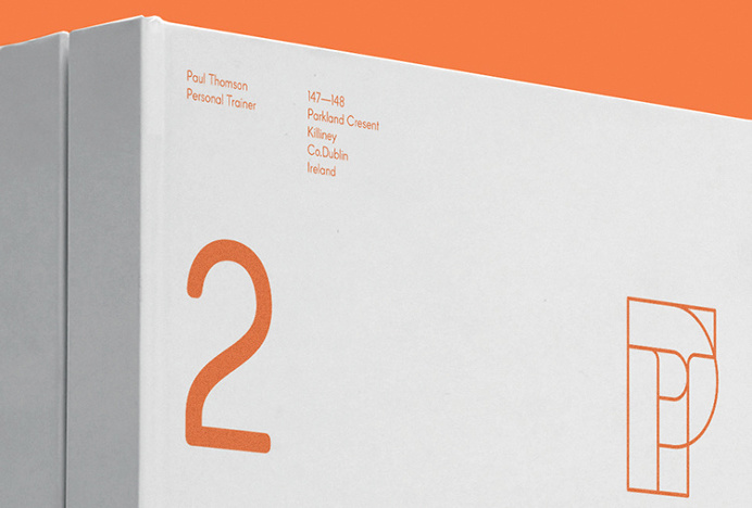 Paul Thomson by Duane Dalton #book #graphic design #brand #brand identity #orange