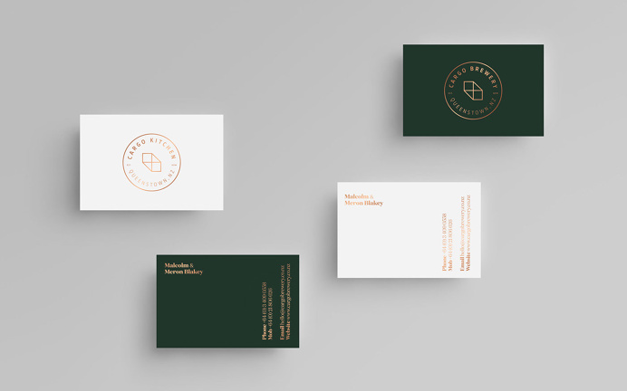 Cargo brewery beer branding from New Zealand design blog inspiration by www.mindsparklemag.com