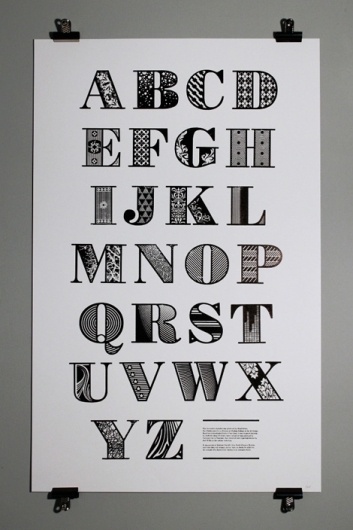 Typography inspiration example #322: grain edit · Jonny Holmes / Bodoni #woodblock #letterpress #typography