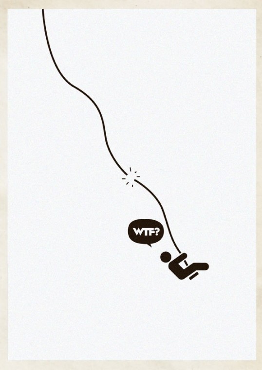 WTF? in defringe.com #wtf #illustration #defringe #poster