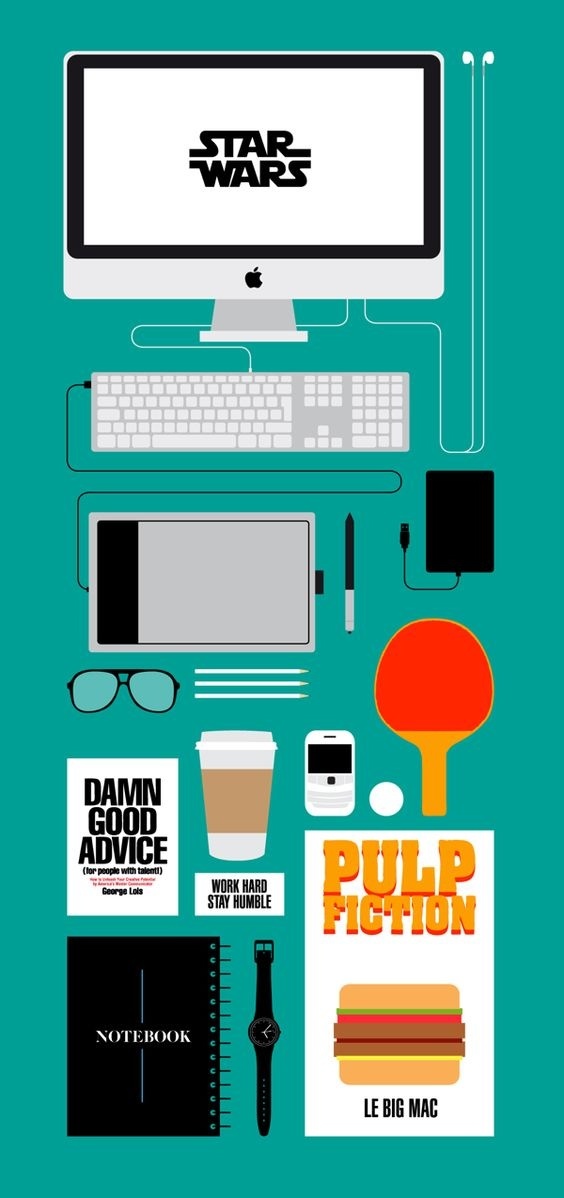 What's in your studio? Photo by Kareem Gouda on Behance