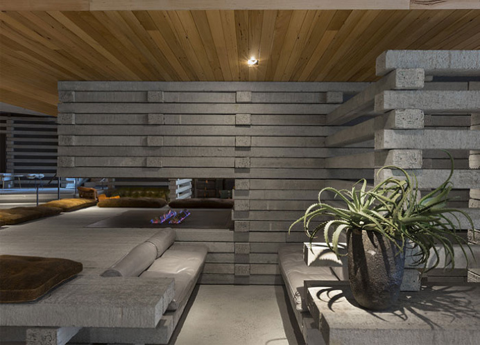 Concrete Hotel Decor in Canberra - #hotel, #interior