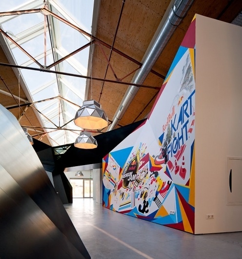 Red Bull New Amsterdam HQ by Sid Lee Architecture | Yatzer™ #interior #red #architecture #amsterdam #bull