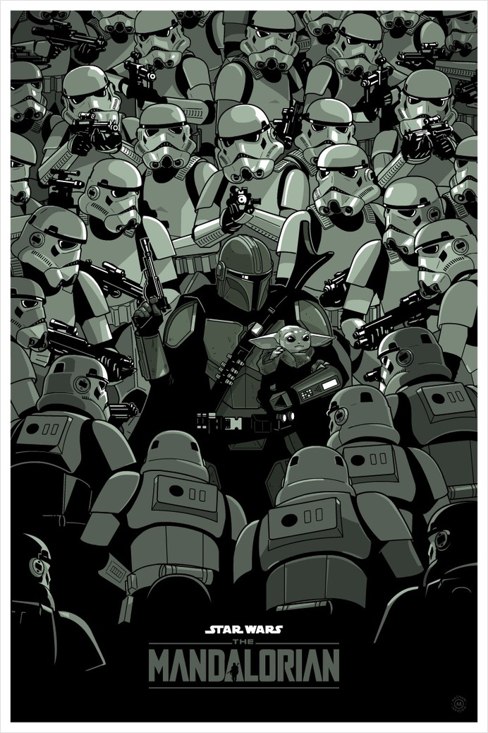 Gianmarco Magnani X Disney & Star Wars The Mandalorian Poster #gianmarcomagnani #illustration #poster #posterdesign #minimal #flat #design #black #scifi #sciencefiction #science #fictions #movies #movie #film #cinema #films #filmmaking #80s #90s #starwars #disney #darthvader #stormtrooper #jedi #maytheforcebewithyou #bobafett #mandalorian #themandalorian #mandalorianarmor #yoda #babyyoda #bountyhunter #thisistheway #beskar #bottleneckgallery #ish #vgkids
