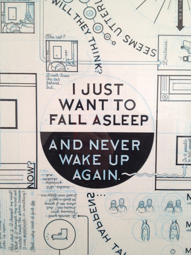 Chris Ware [photo credit to Draplin] #chris #sign #sleep #draplin #ware
