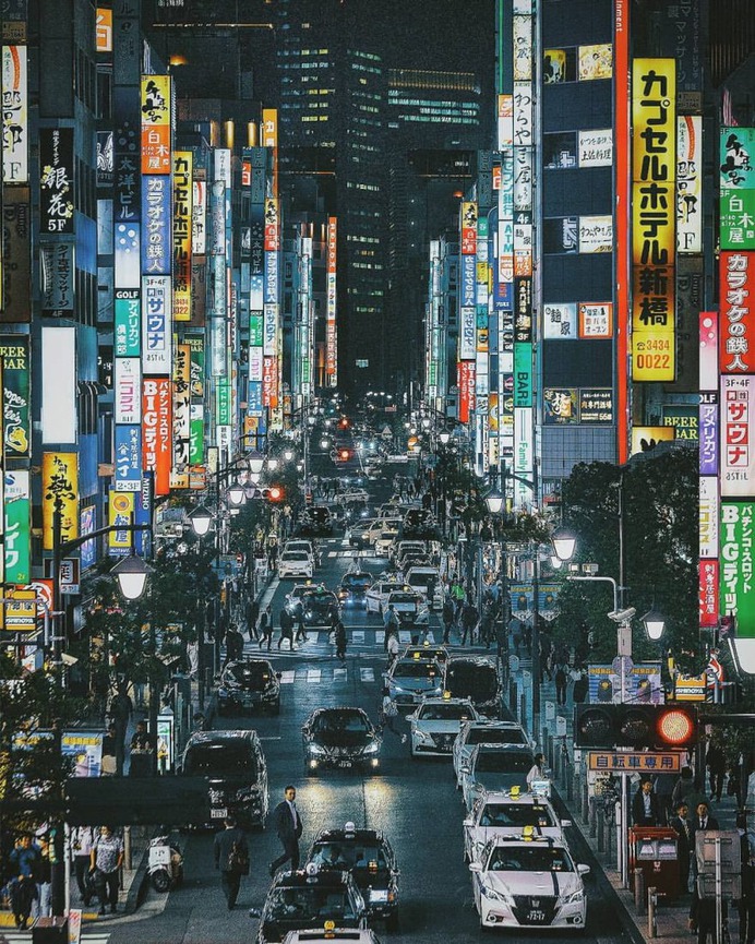 Cyberpunk and Futuristic Street Photography by Yuto Yamada