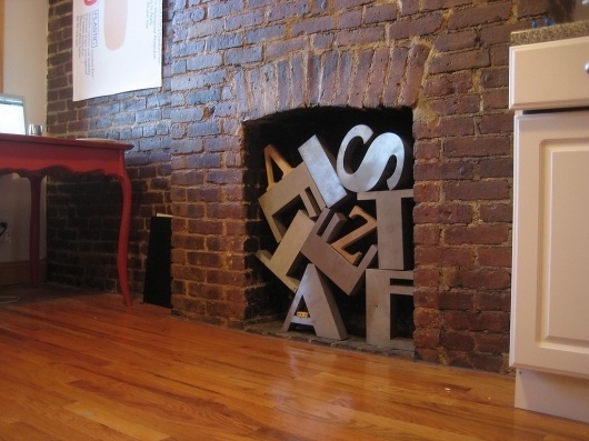 All sizes | Our solution to a non-working fireplace: old letters | Flickr - Photo Sharing! #photography #typography