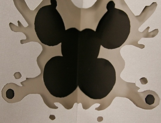 Rorschach Book on the Behance Network #cut #arielle #book #winchester #organic #rorsach #paper