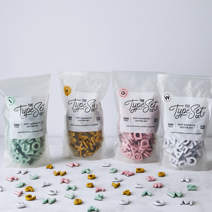 Soft Foam Magnetic Letters on Food52