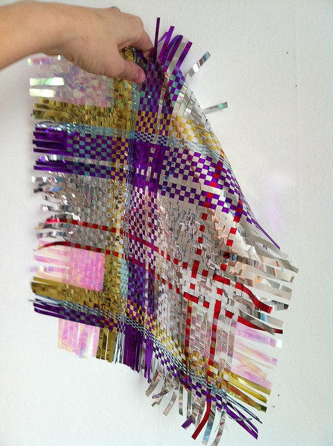 check #metalic #check #fabric #foil