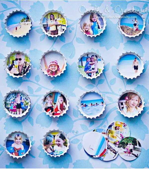 DIY Ideas with Bottle Tops #closure #bottle #top #craft #cap #diy
